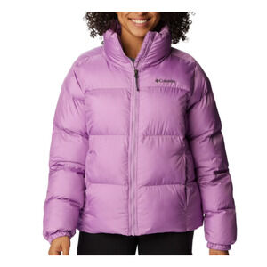 Columbia Womens Puffect Jacket Gumdrop Size L Purple $180